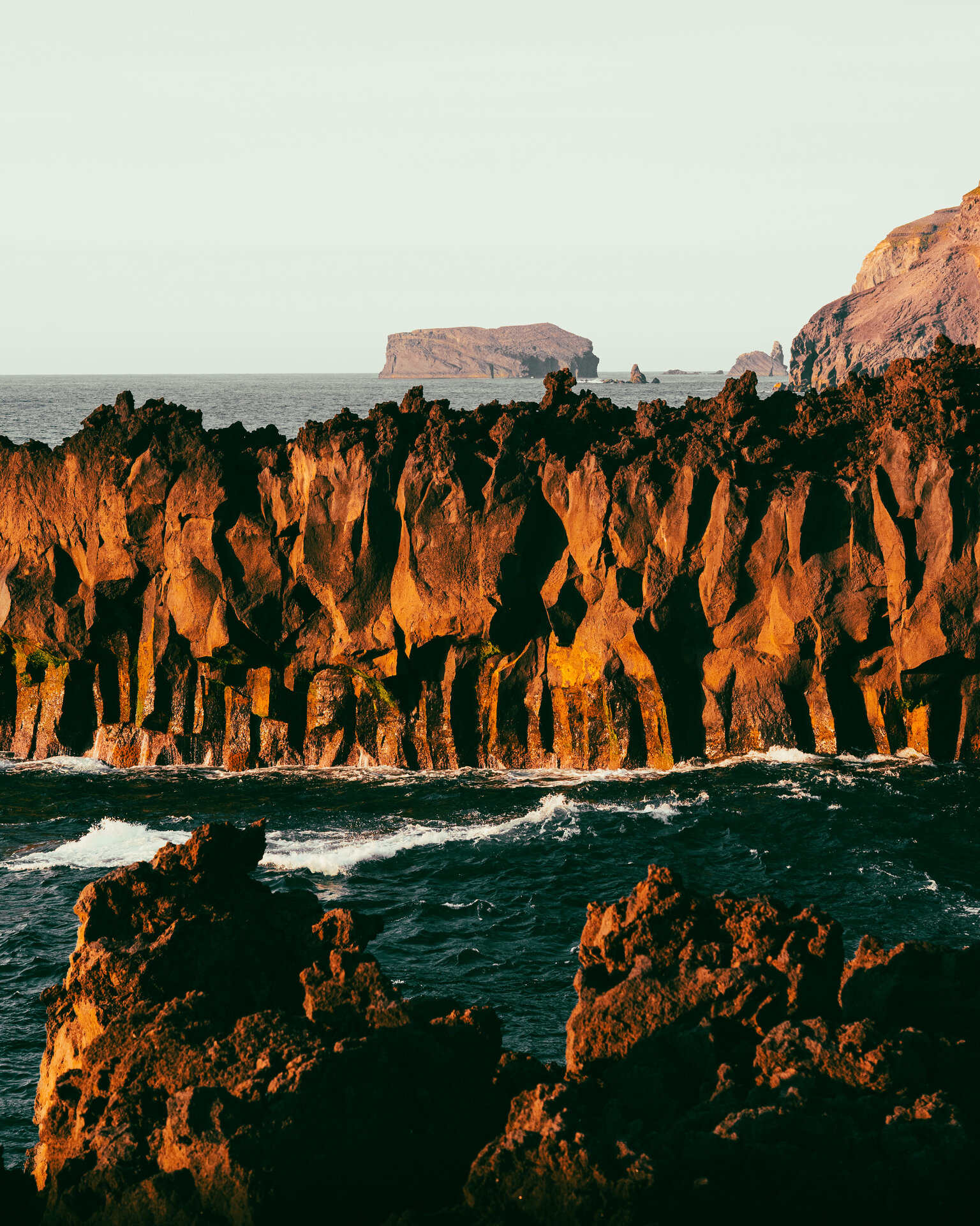 rocky coastline - azores